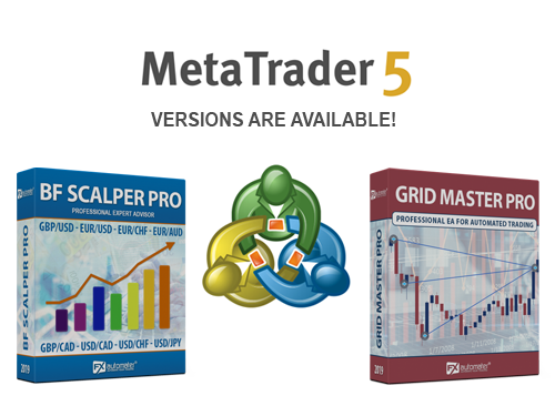 MT5 versions of BF Scalper PRO and Grid Master PRO are available!