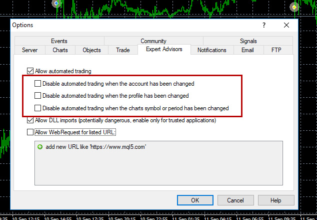 Auto Trading Enabled 2 - FXautomater